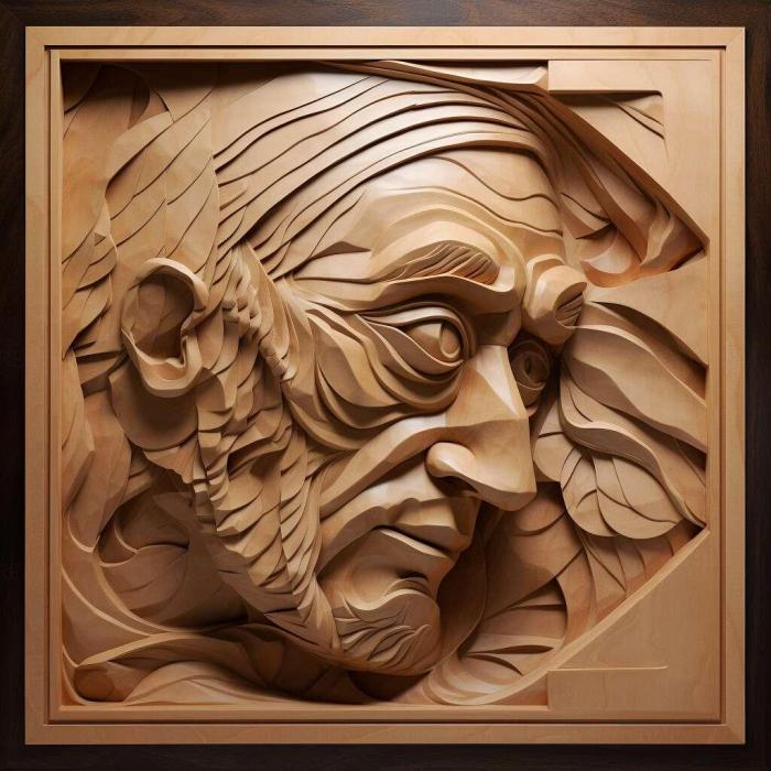 نموذج ثلاثي الأبعاد لآلة CNC 3D Art 